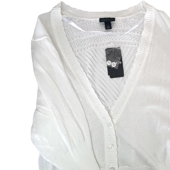 Torrid NWT Lightweight White Cardigan - Picture 2 of 6